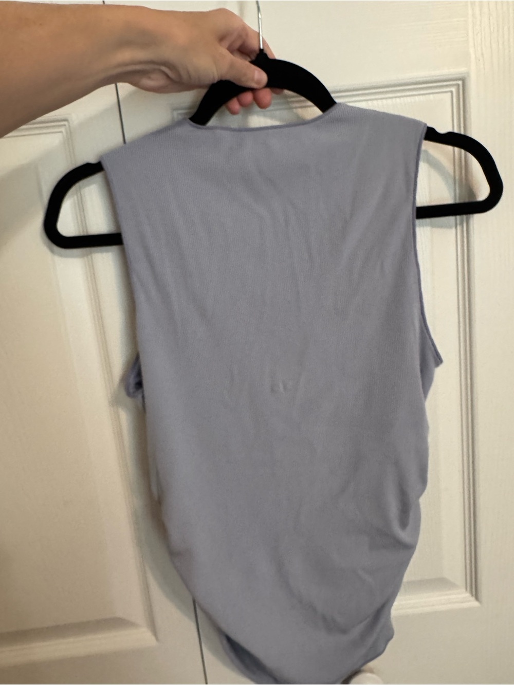 ALO Yoga Lavender Ribbed Crewneck Tank - Picture 4 of 5